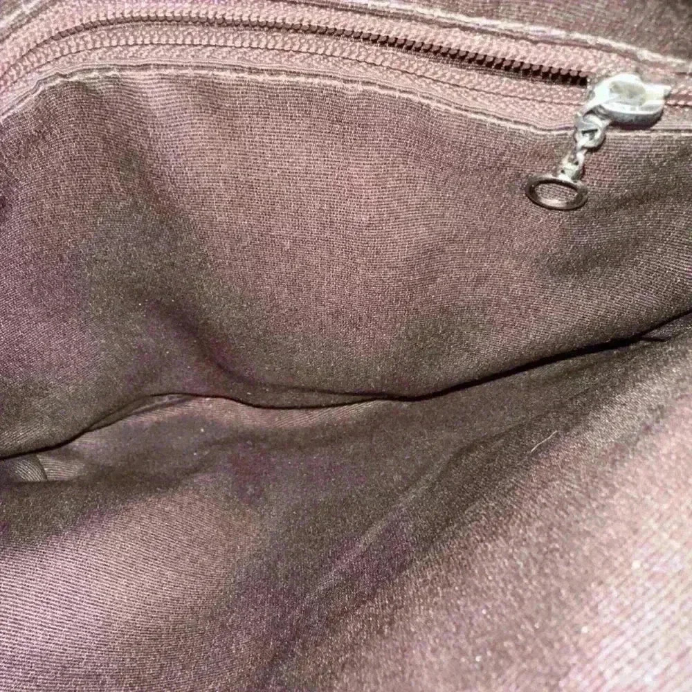 Coach Signature Crossbody Bag Jacquard Fabric & Leather Brown - Picture 14 of 16